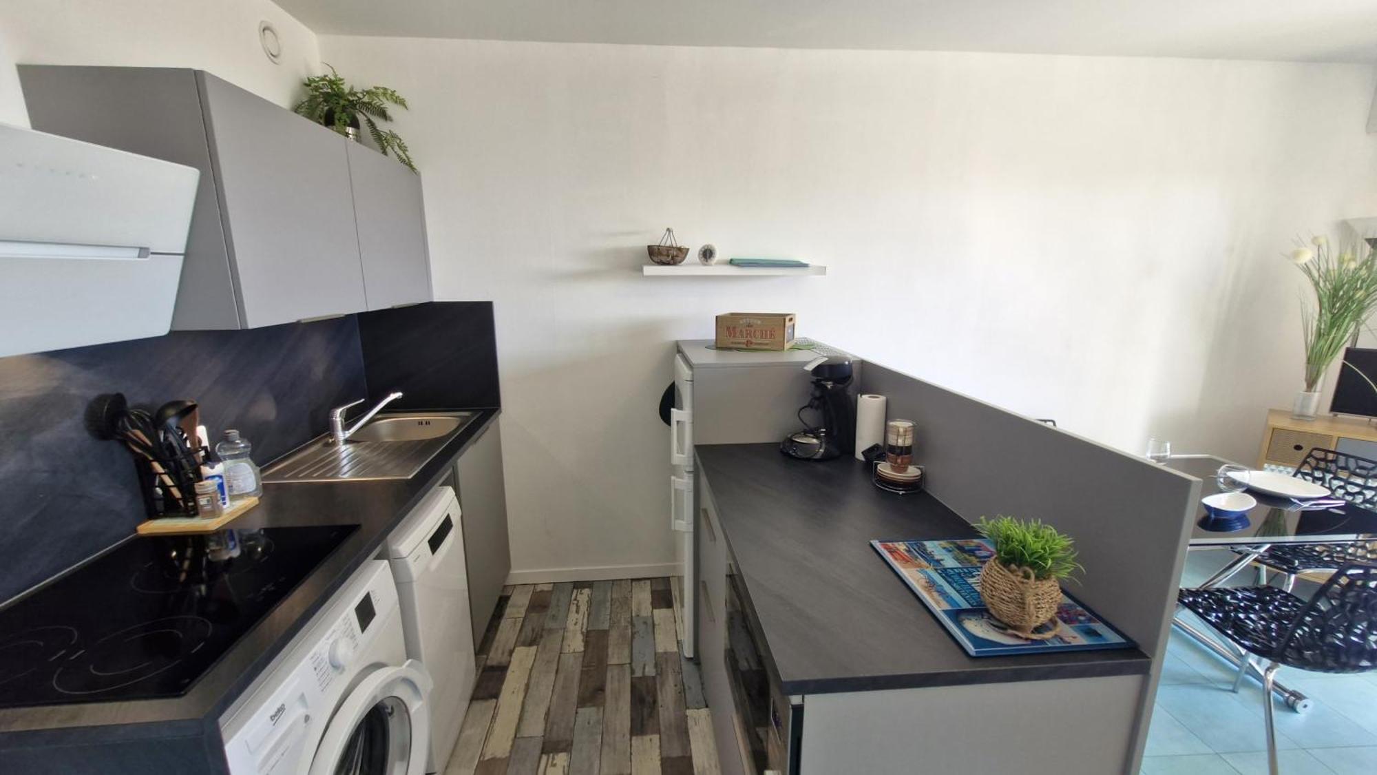 Saint Georges De Didonne - Pleine Vue Mer Pour Ce Studio Cabine Face A La Plage Luaran gambar